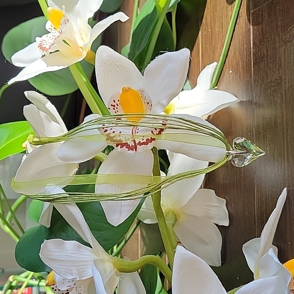 Heart crystal necklace - Picture 1 of 5